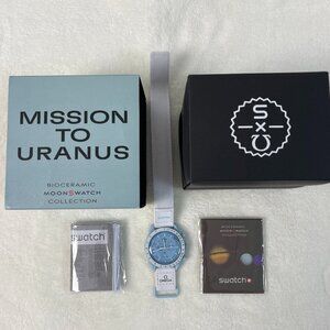 🍁-Swatch x Omega MoonSwatch Mission to Uranus Watch